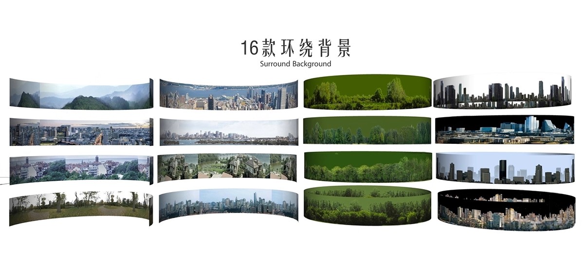 图片[12]-外景远景窗景su模型贴图城市建筑景观背景环绕环形户外天空环境-大怪兽分享