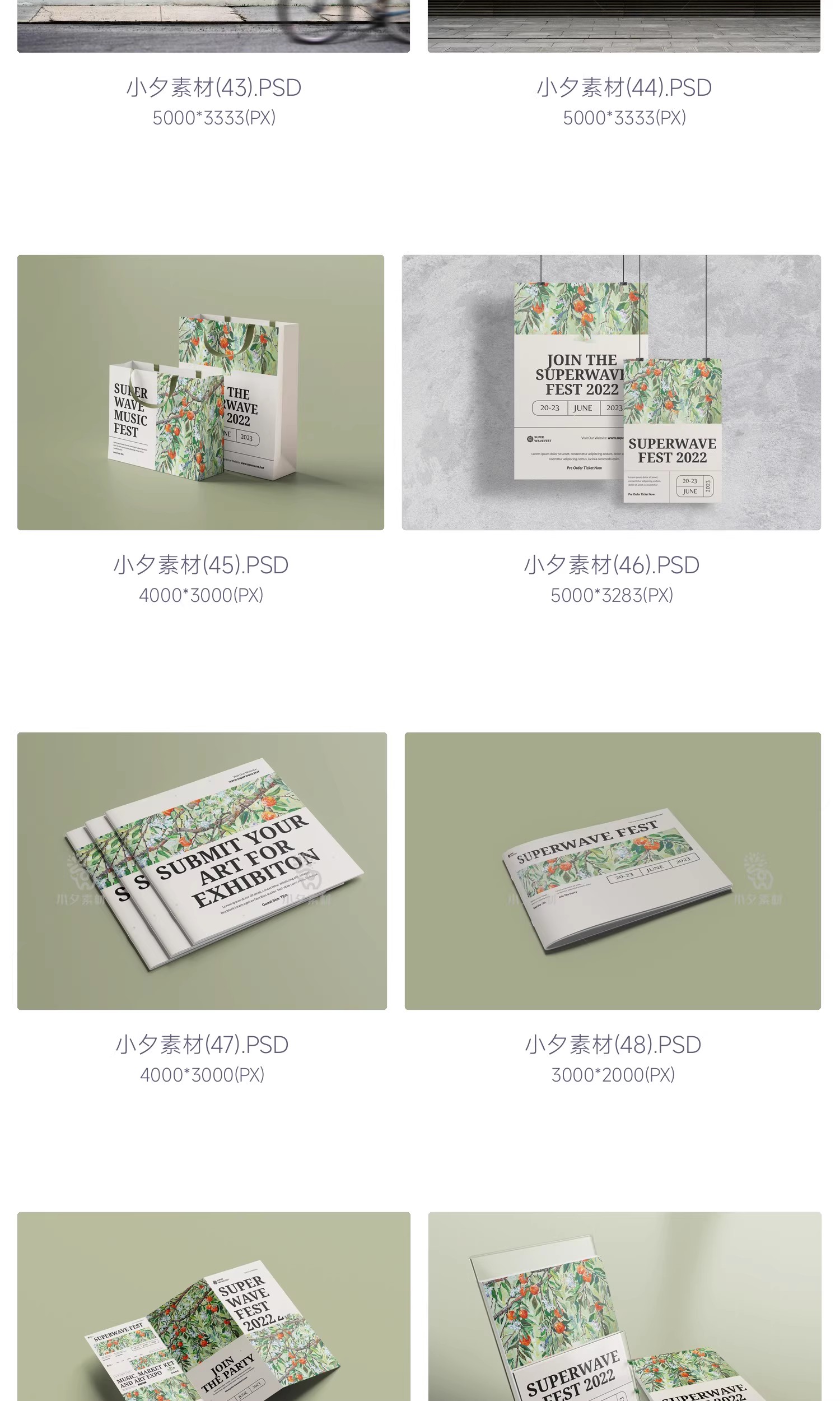 图片[12]-品牌VI文创系列艺术展馆产品包装设计效果贴图样机PSD设计素材-大怪兽分享