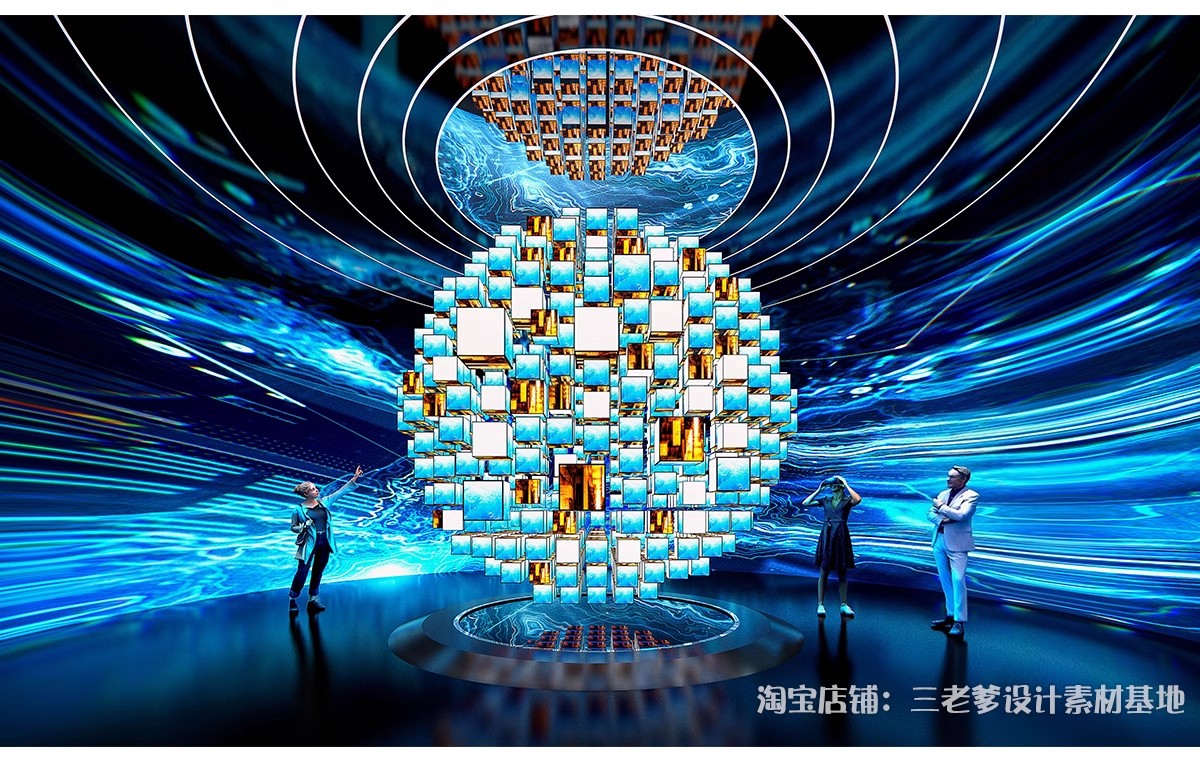图片[12]-沉浸式展厅SU模型互动科技文化生态现代概念展览馆空间草图大师-大怪兽分享