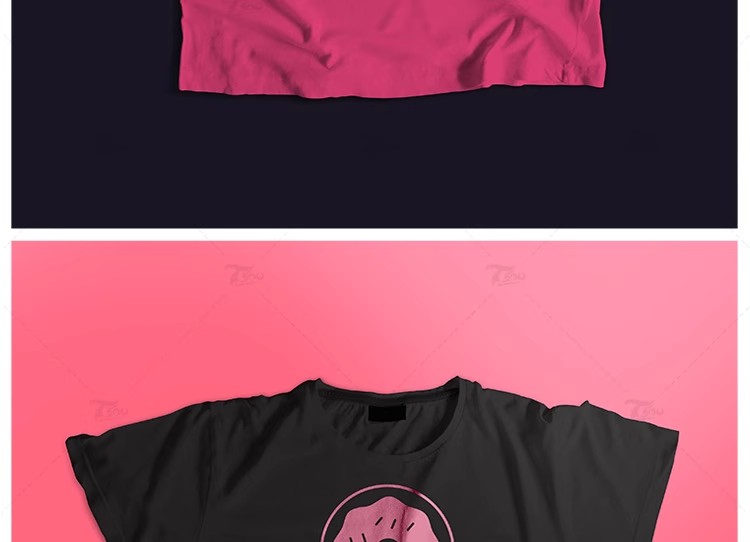 图片[26]-T恤工作服装文化衫衣服布纹LOGO效果VI展示PSD智能贴图样机PS模板-大怪兽分享