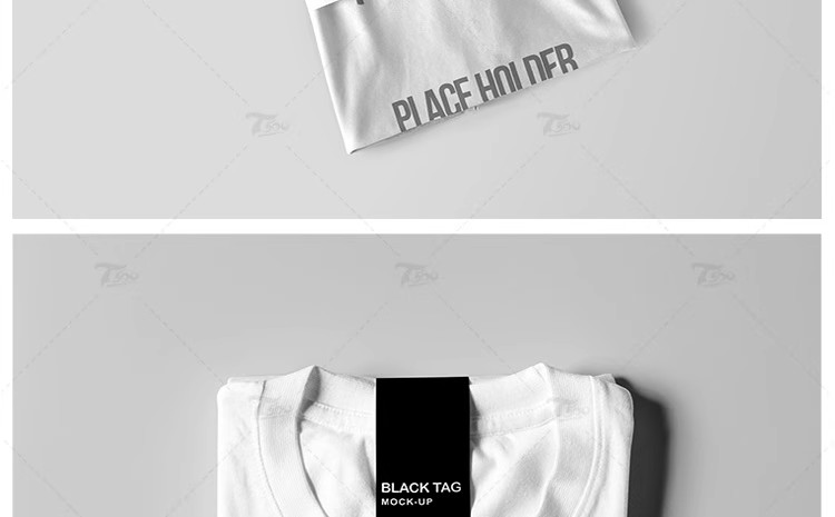 图片[33]-T恤工作服装文化衫衣服布纹LOGO效果VI展示PSD智能贴图样机PS模板-大怪兽分享