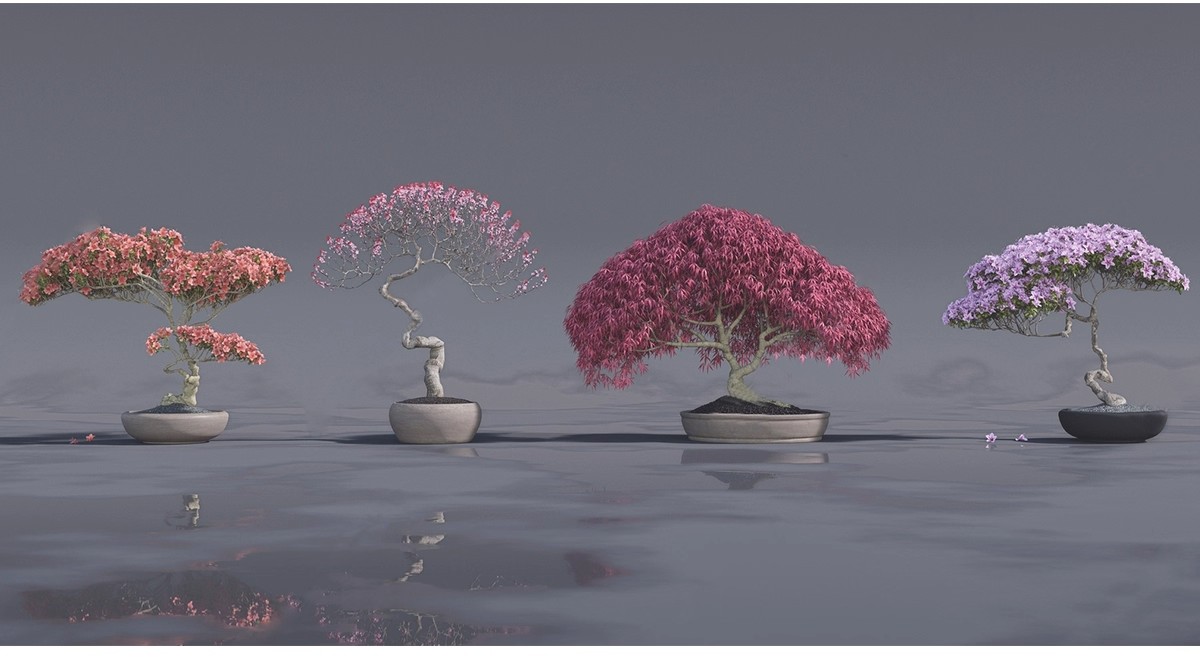 图片[14]-棒棒糖多头造型植物树木组合修剪女贞灌木球形绿篱庭院su模型素材-大怪兽分享