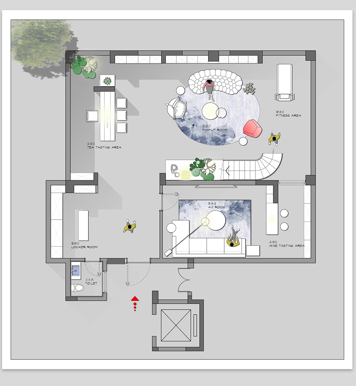 图片[13]-别墅自建房室内设计CAD平面布置图方案布局优化建筑农村施工图纸-大怪兽分享