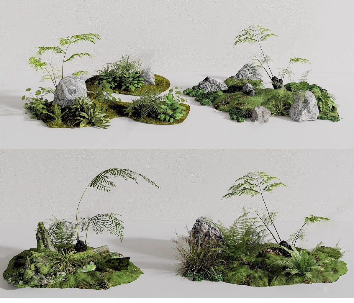 图片[14]-SU新中式禅意日式园艺小品庭院园林植物景观草图大师景观小品模型-大怪兽分享
