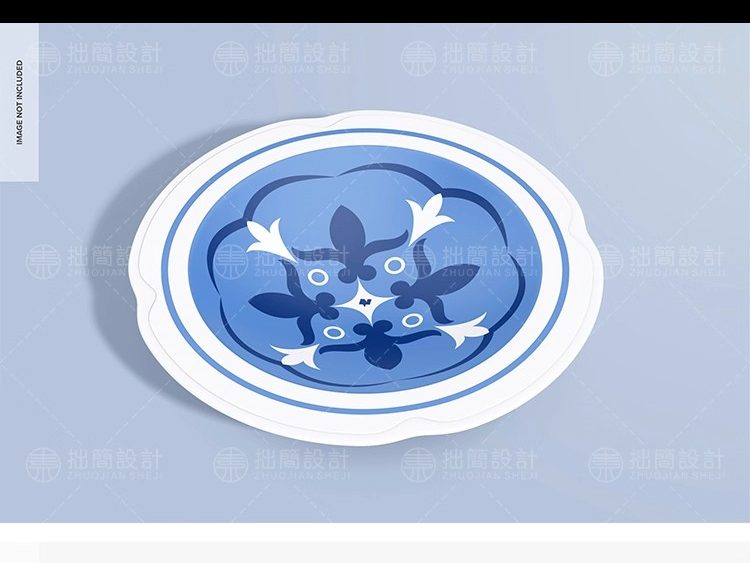 图片[3]-17款餐饮文创品牌VI陶瓷餐具盘子智能贴图样机PSD设计素材模板ps-大怪兽分享