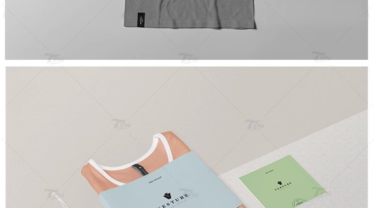 图片[42]-T恤工作服装文化衫衣服布纹LOGO效果VI展示PSD智能贴图样机PS模板-大怪兽分享