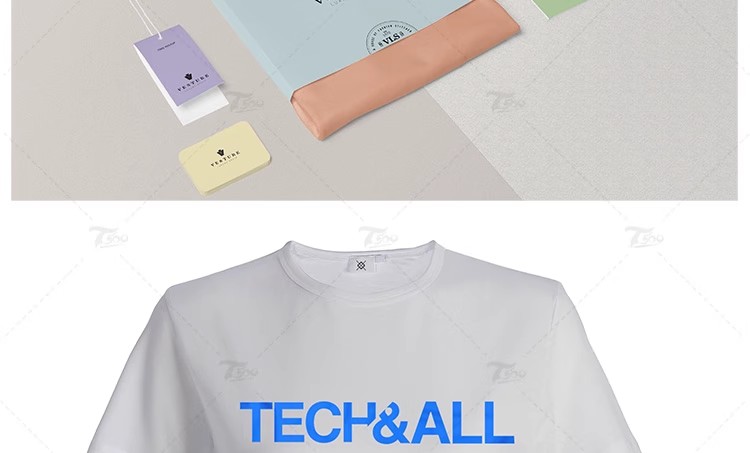 图片[43]-T恤工作服装文化衫衣服布纹LOGO效果VI展示PSD智能贴图样机PS模板-大怪兽分享