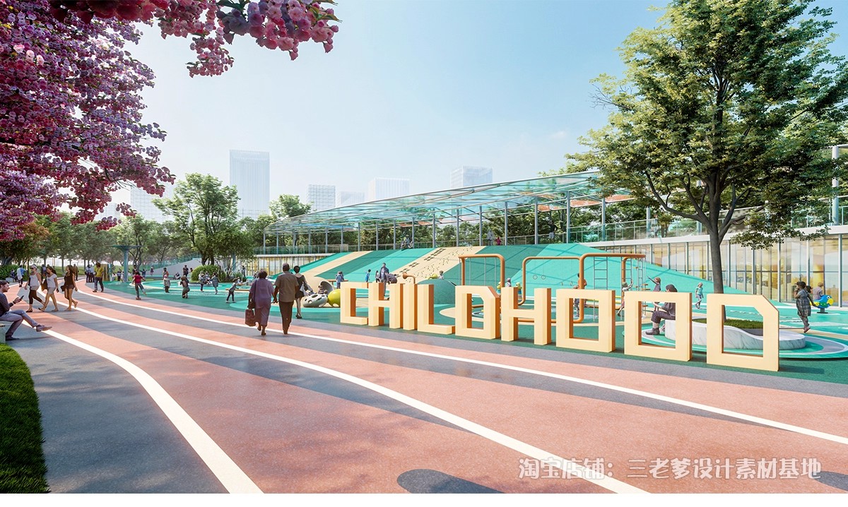 图片[14]-体育公园广场雕塑SU模型 入口小品景观运动创意市民健身活动场地-大怪兽分享
