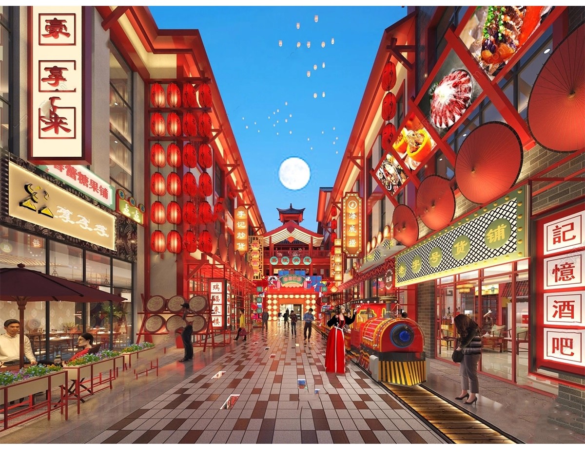 图片[18]-国潮美陈SU模型商城新中式装饰网红打卡点快闪店商业展区草图大师-大怪兽分享