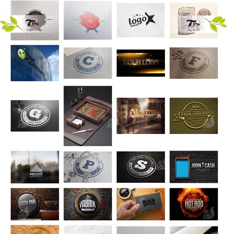图片[4]-LOGO标志样机展示VI企业提案MOCKUP智能贴图高端PSD分层设计素材-大怪兽分享
