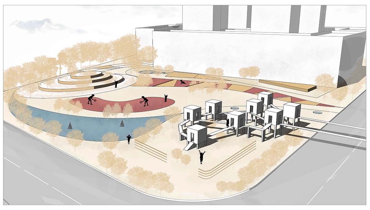 图片[19]-城市广场公园景观园林设计SU模型配套PSD展板ps成品方案作品CAD-大怪兽分享