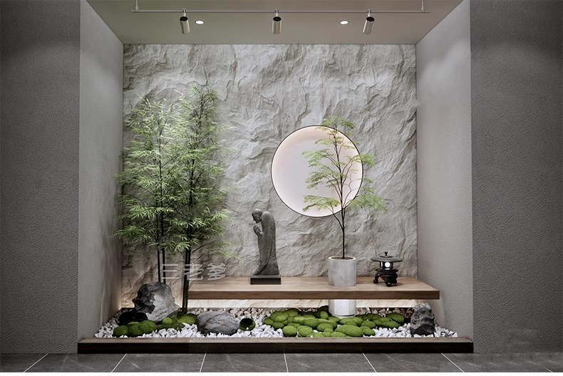 图片[19]-SU新中式禅意日式园艺小品庭院园林植物景观草图大师景观小品模型-大怪兽分享