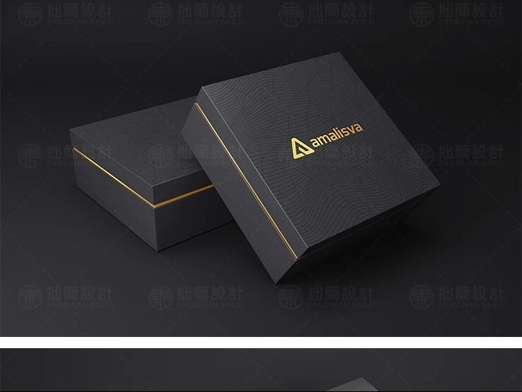图片[3]-正方形天地盖首饰珠宝礼盒包装礼品纸盒展示贴图样机PSD设计素材-大怪兽分享