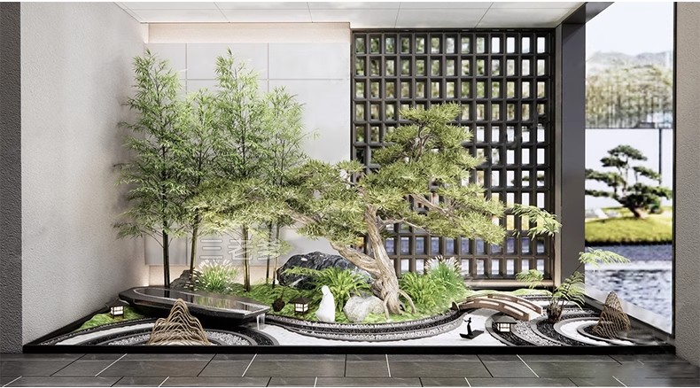 图片[20]-SU新中式禅意日式园艺小品庭院园林植物景观草图大师景观小品模型-大怪兽分享