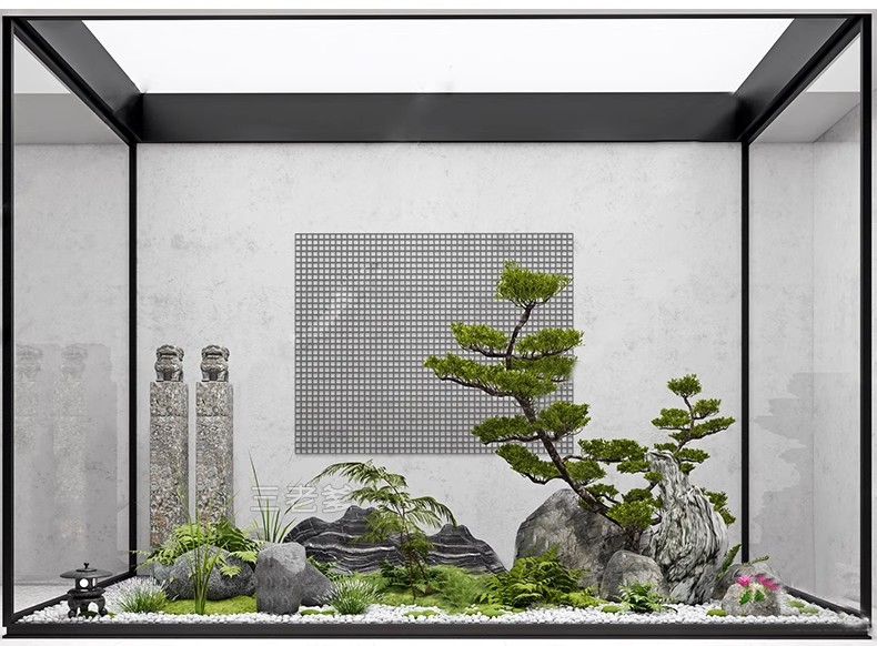 图片[21]-SU新中式禅意日式园艺小品庭院园林植物景观草图大师景观小品模型-大怪兽分享