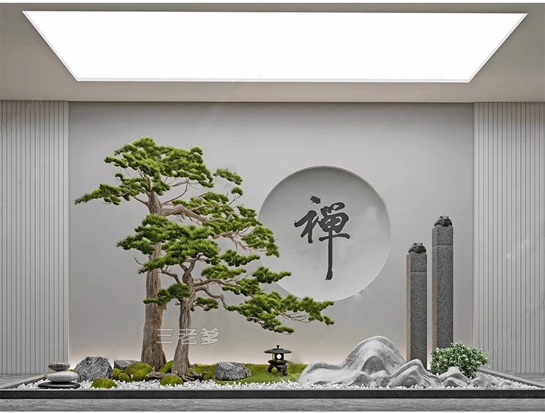 图片[22]-SU新中式禅意日式园艺小品庭院园林植物景观草图大师景观小品模型-大怪兽分享