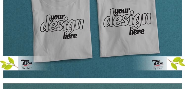 图片[4]-T恤工作服装文化衫衣服布纹LOGO效果VI展示PSD智能贴图样机PS模板-大怪兽分享