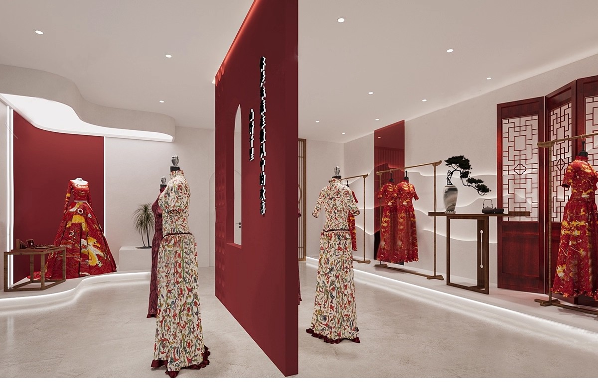 图片[23]-草图大师sketchup北欧LOFT工业风婚纱婚礼摄影店晚礼服影楼SU模型-大怪兽分享
