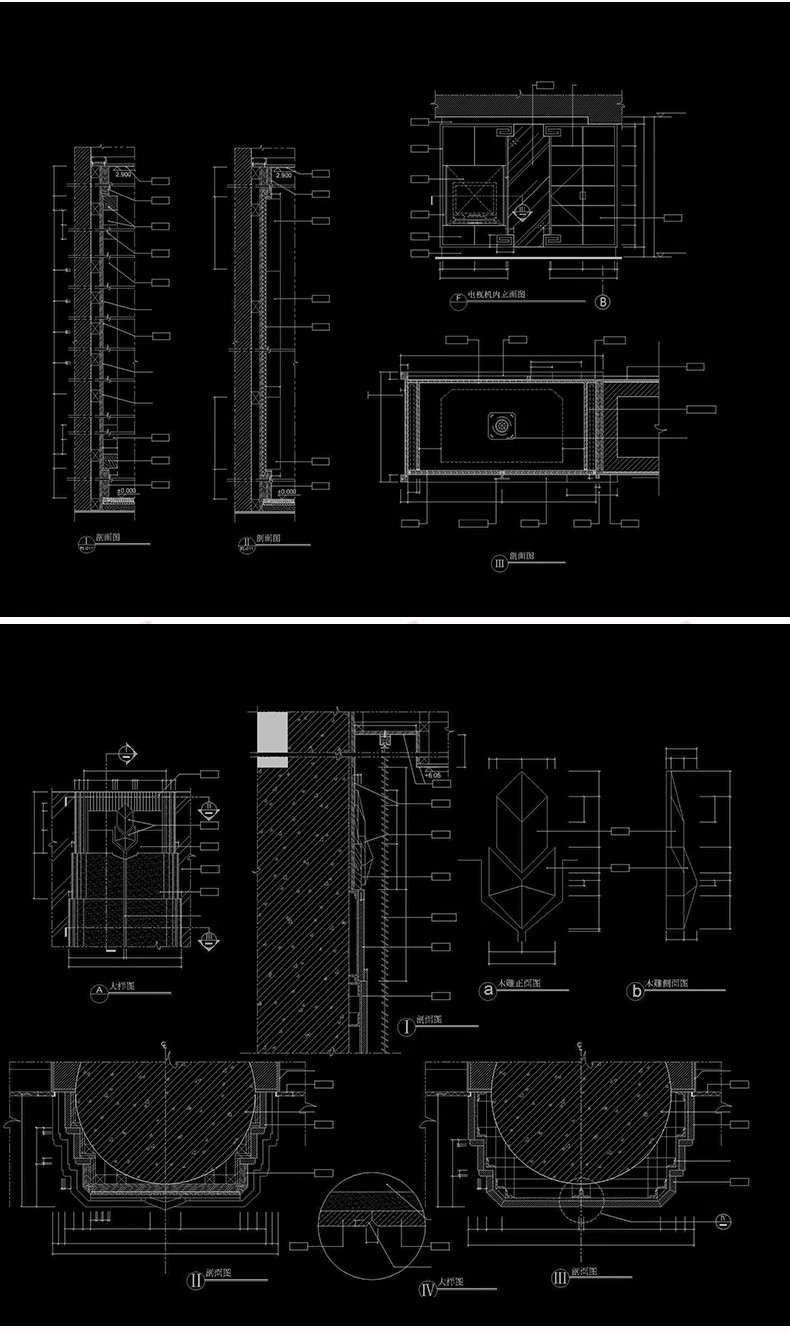 图片[24]-酒店空间CAD节点大样图立面图库工装室内施工工艺深化图纸施工图-大怪兽分享
