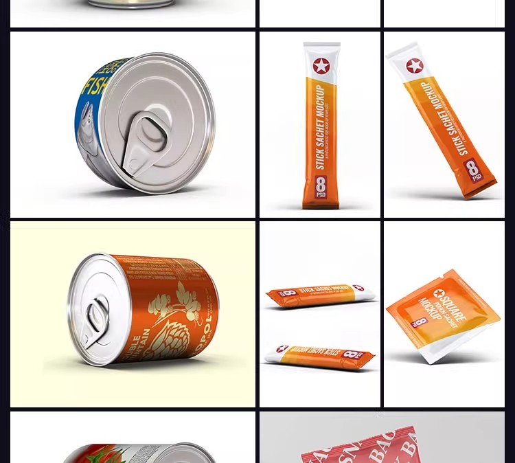 图片[5]-冰淇淋食品包装袋零食自立袋蜂蜜玻璃瓶罐子贴图样机PSD设计素材-大怪兽分享