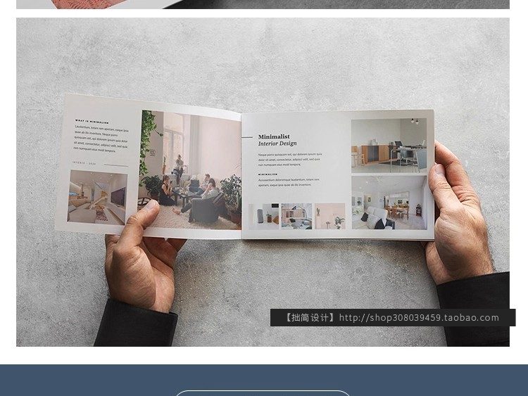 图片[8]-横版画册书籍手册杂志内页封面展示智能贴图样机PSD设计素材模板-大怪兽分享
