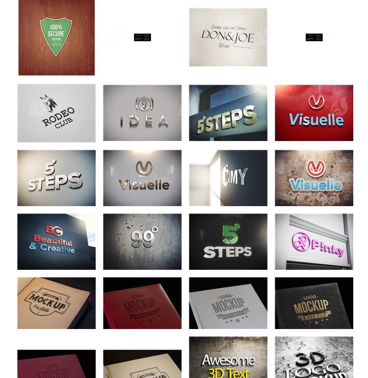 图片[12]-LOGO标志样机展示VI企业提案MOCKUP智能贴图高端PSD分层设计素材-大怪兽分享