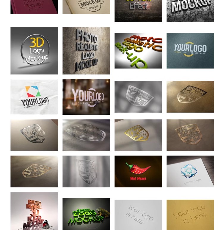图片[13]-LOGO标志样机展示VI企业提案MOCKUP智能贴图高端PSD分层设计素材-大怪兽分享