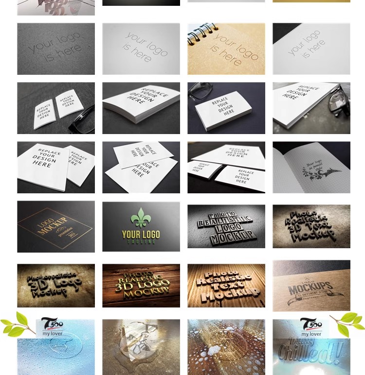 图片[14]-LOGO标志样机展示VI企业提案MOCKUP智能贴图高端PSD分层设计素材-大怪兽分享