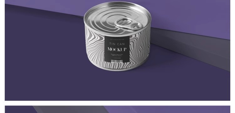 图片[13]-罐子罐头包装样机鱼即食熟食奶粉易拉罐效果PSD智能贴图设计模板-大怪兽分享