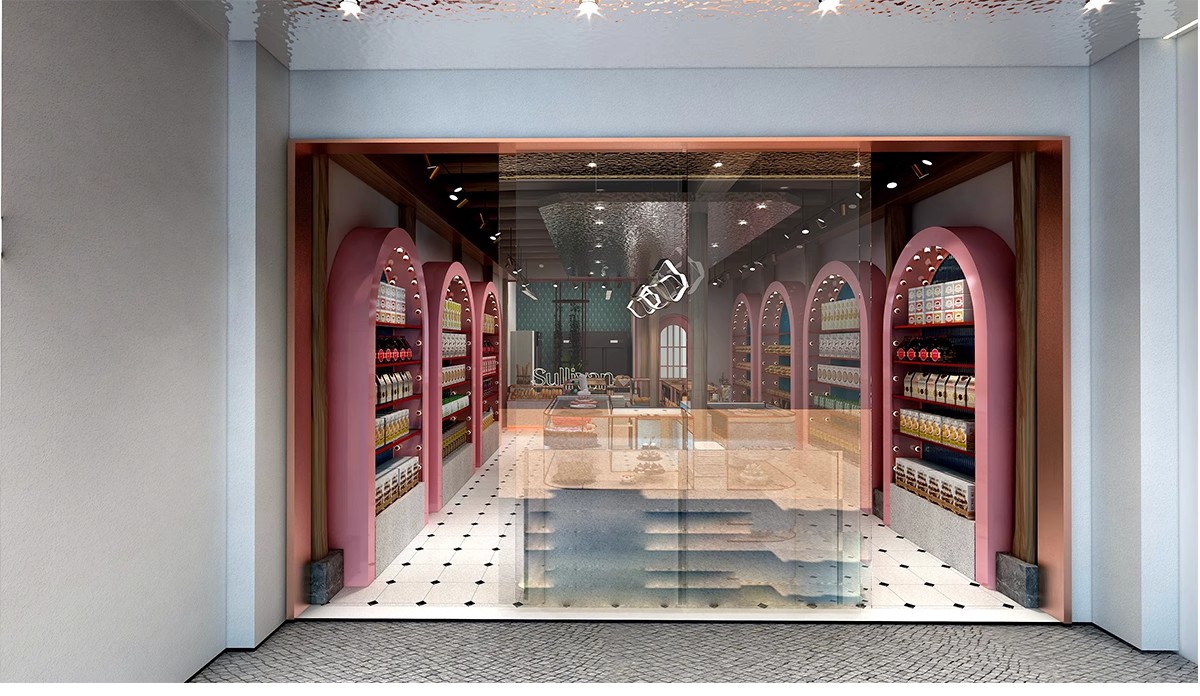 图片[28]-奶茶店咖啡甜品店商铺装修设计效果图饮品蛋糕面包店门头店铺店面-大怪兽分享