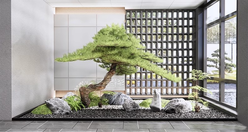 图片[31]-SU新中式禅意日式园艺小品庭院园林植物景观草图大师景观小品模型-大怪兽分享