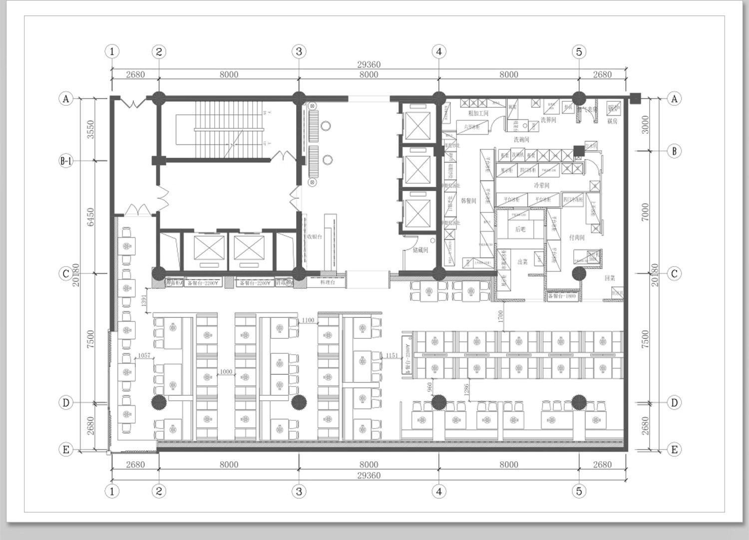 图片[29]-烧烤店烤肉店CAD餐饮平面布局方案图块文件布置图施工图素材库-大怪兽分享