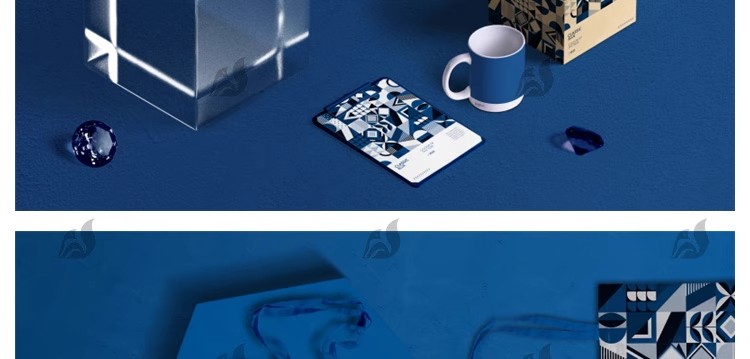 图片[6]-文创展台VI样机空间品牌效果展示瓷器耳机环保袋提案贴图PSD素材-大怪兽分享
