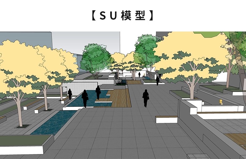 图片[31]-城市广场公园景观园林设计SU模型配套PSD展板ps成品方案作品CAD-大怪兽分享