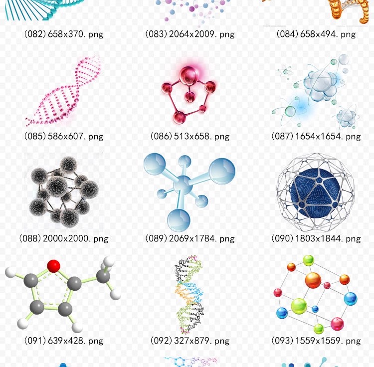 图片[9]-KJ-50卡通生物DNA基因化学医疗化学分子科技海报元素png免扣素材-大怪兽分享
