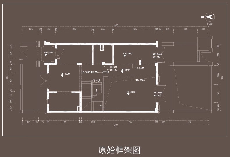 图片[38]-别墅自建房室内设计CAD平面布置图方案布局优化建筑农村施工图纸-大怪兽分享