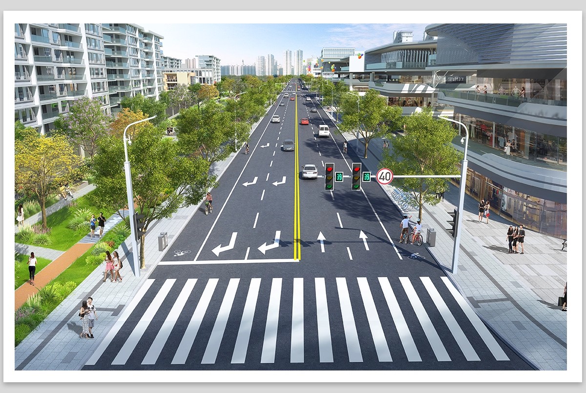 图片[4]-城市道路车行线PS素材效果图斑马线psd公路沥青路面划线无缝贴图-大怪兽分享
