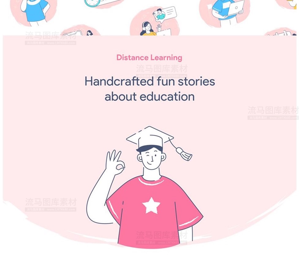图片[9]-手绘卡通人物学校工作生活教育环保漫画插图FIG、SKETCH设计素材-大怪兽分享