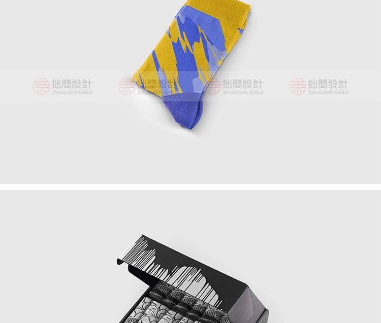 图片[8]-15款多角度保暖长筒袜子包装盒印花图案展示样机PSD设计素材模板-大怪兽分享