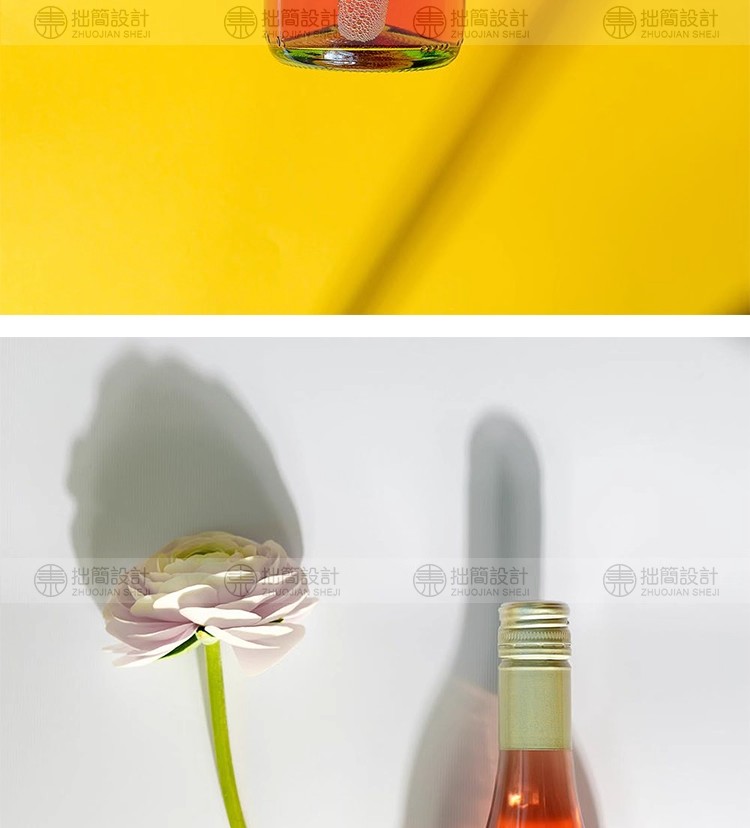 图片[12]-YJ430葡萄红酒香槟玻璃瓶贴标签效果展示智能贴图样机PSD素材模板-大怪兽分享