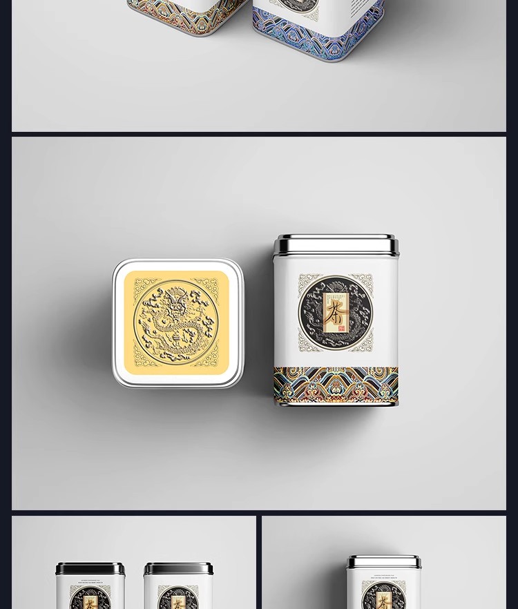 图片[7]-高端茶叶包装铁罐铁盒茶杯茶罐VI效果图展示样机PSD设计素材模板-大怪兽分享