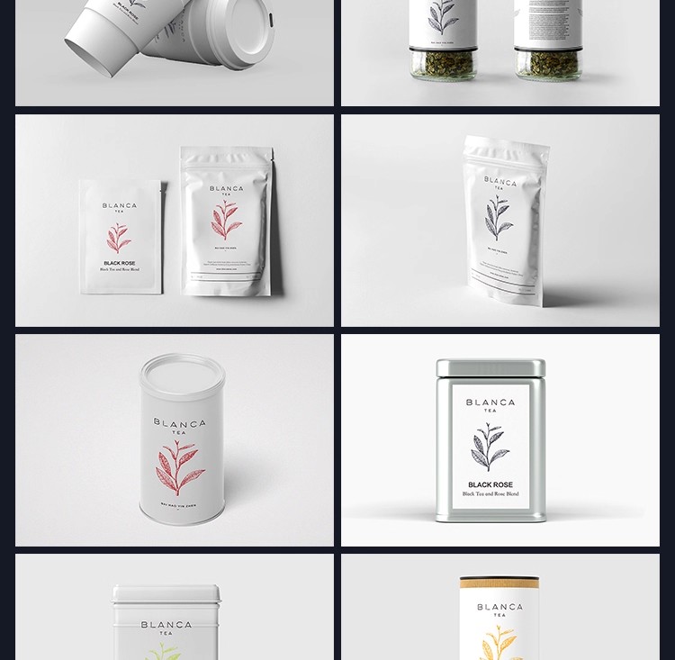 图片[10]-高端茶叶包装铁罐铁盒茶杯茶罐VI效果图展示样机PSD设计素材模板-大怪兽分享