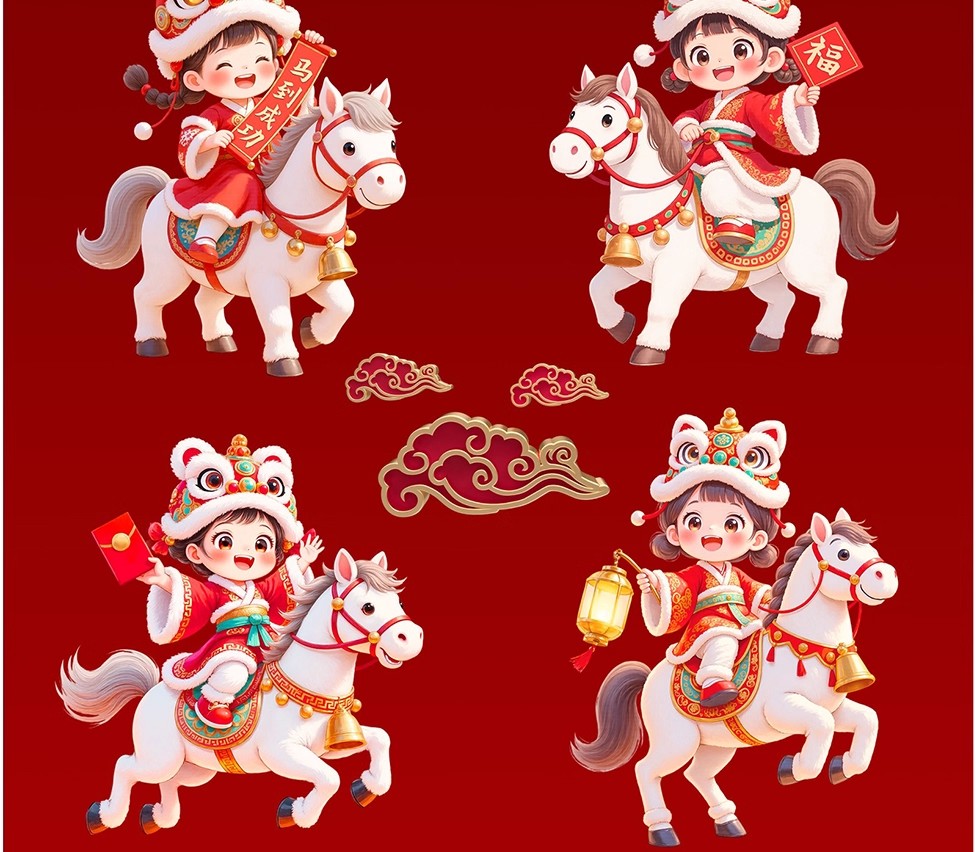 图片[9]-2026马年卡通形象3D新年IP春节主题角色元素PSD设计素材源文件-大怪兽分享