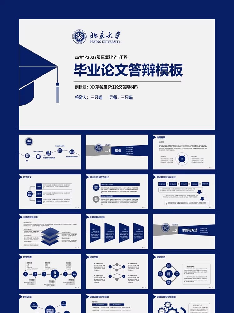 图片[5]-毕业论文答辩开题报告学术汇报博士研究生中期奖学金答辩ppt模板-大怪兽分享
