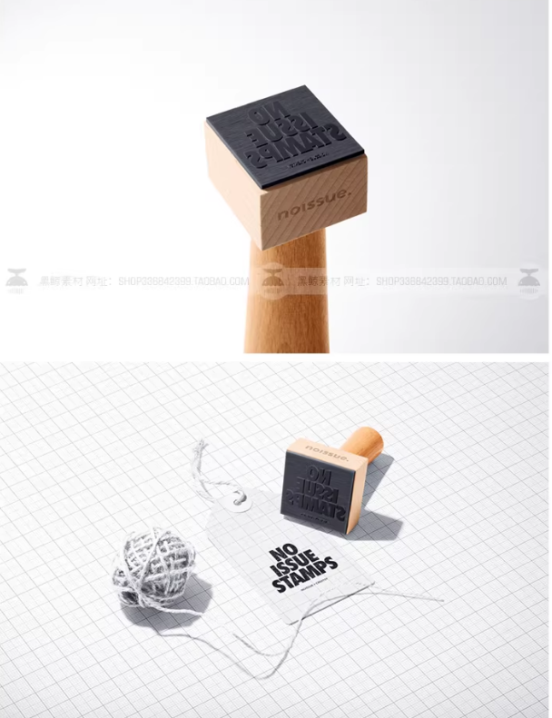 图片[5]-邮戳印章盖章刻章图案品牌LOGO展示VI智能贴图样机模板PSD素材PS-大怪兽分享