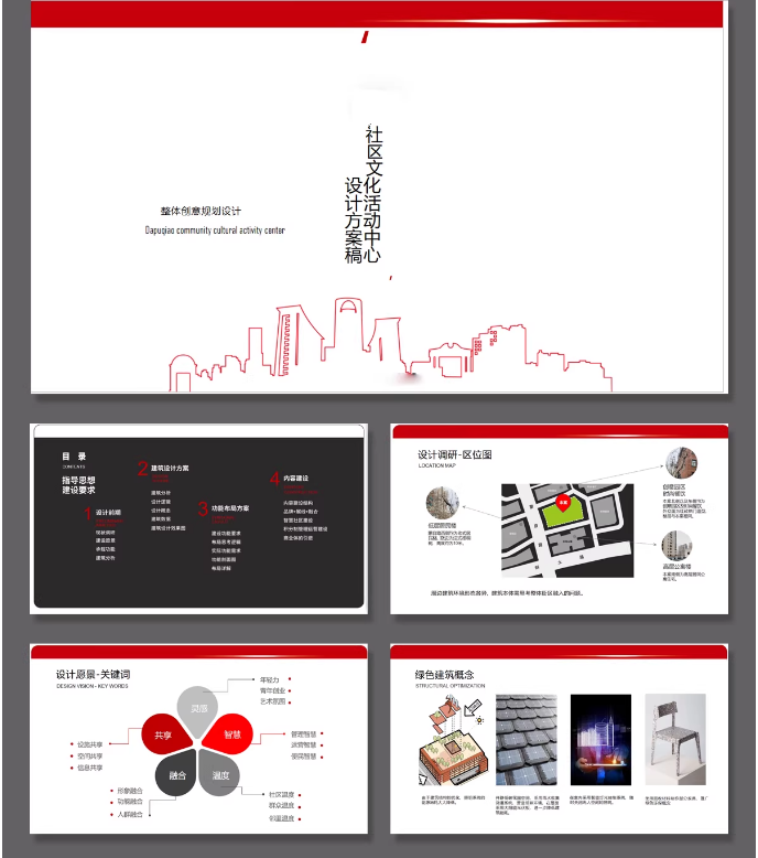 图片[4]-社区服务中心文化概念设计方案文本案例分析效果图PPT模版案例-大怪兽分享