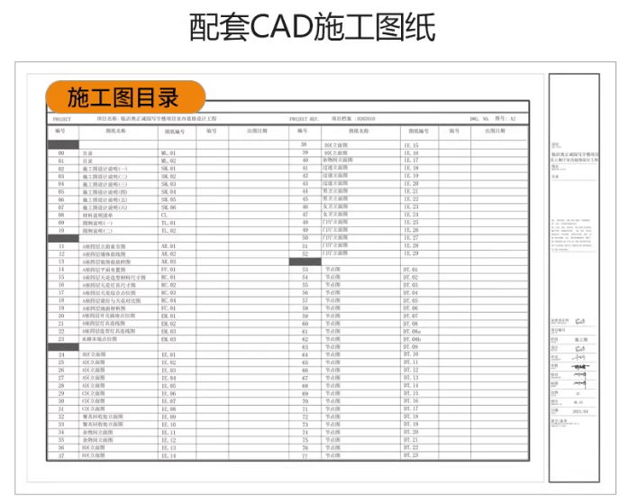图片[13]-学生职工餐厅CAD施工图纸 学校大学食堂建筑设计布置平面图效果图-大怪兽分享