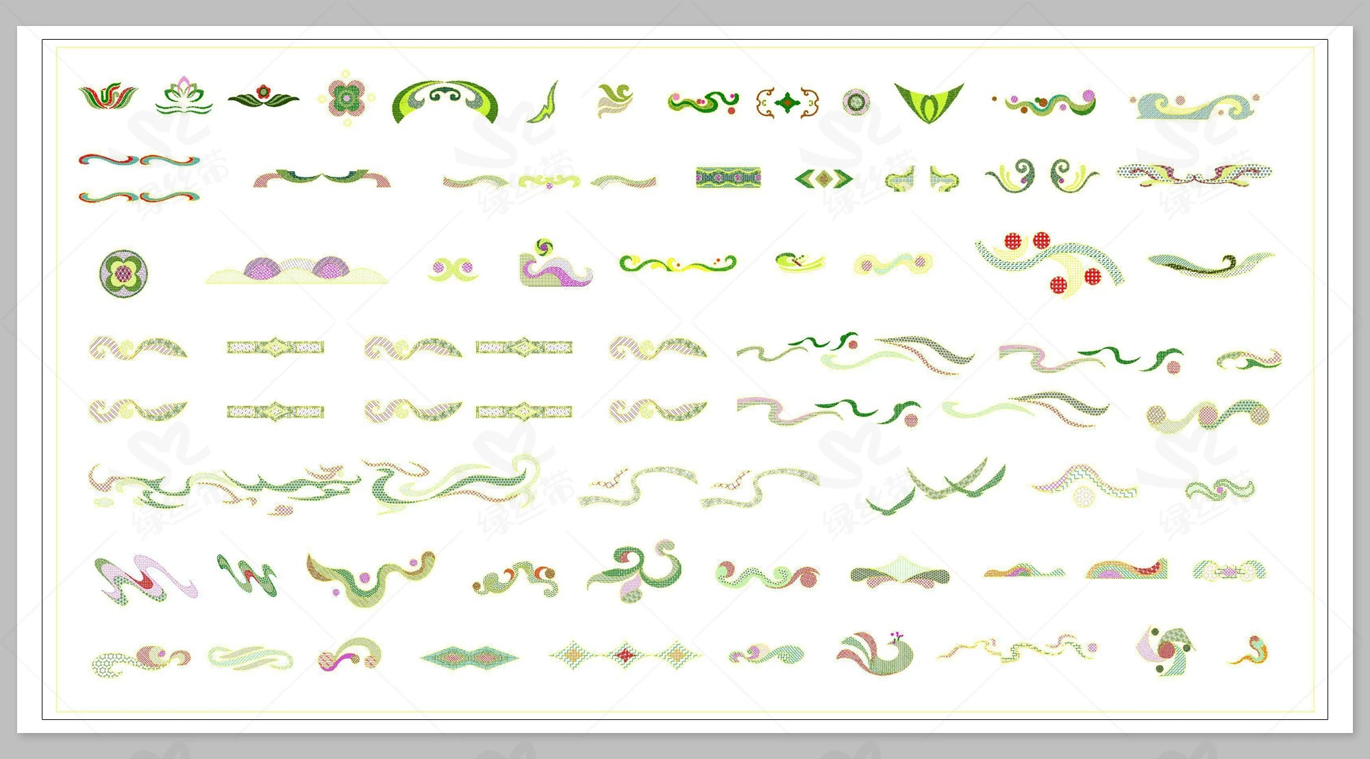 图片[4]-魔纹花坛园林绿化绿篱填充图案模纹CAD图块图库植物配置CAD施工图-大怪兽分享