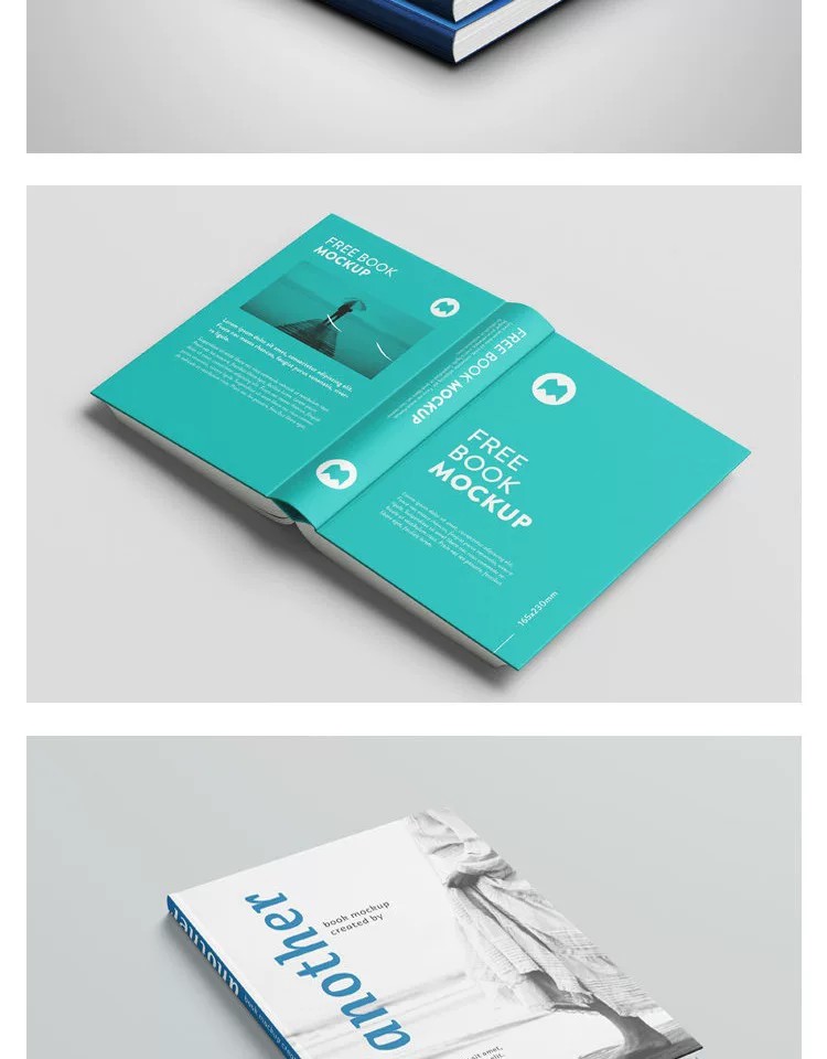 图片[4]-书籍杂志书本封面设计展示智能贴图样机PSD模板平面设计ps素材-大怪兽分享