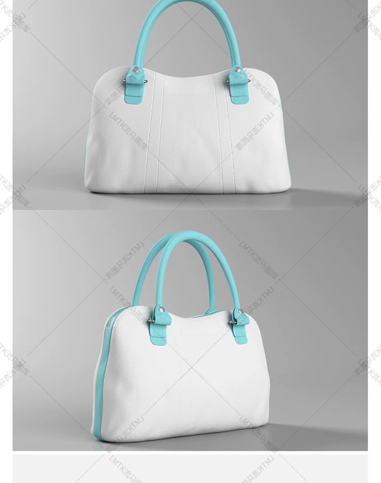 图片[3]-女士手提行动便携化妆包收纳包洗漱包vi智能贴图样机PSD素材模板-大怪兽分享